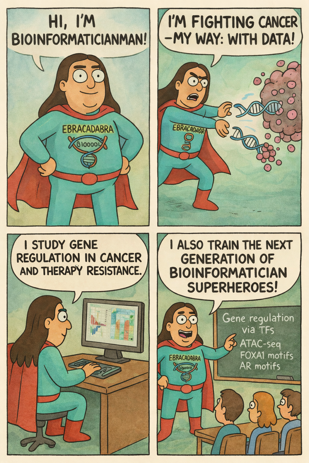 Bioinformaticianman comic